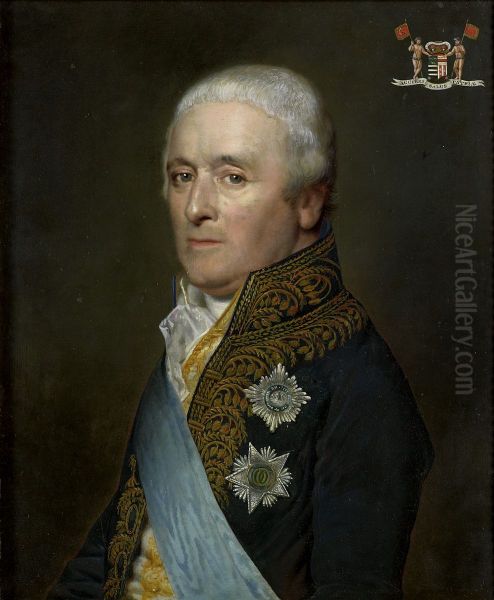 Adriaen Pieter Twent (1745-1816), graaf van Rosenburg. Minister van Waterstaat, minister van Binnenlandse Zaken, kamerheer van koning Lodewijk Napoleon - view 1
