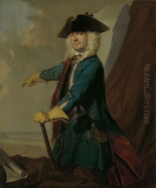 Gerrit Sichterman (1688-1730). Generaal kwartiermeester der cavalerie, kolonel van het regiment infanterie Oranje-Groningen, commandant van Grave - view 1