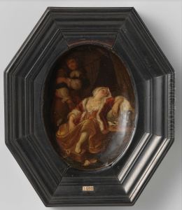 Man met deerne by Gerrit Lundens