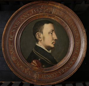 Portret van Rene de Chalon (ca. 1519-1544), prins van Oranje by Jan Van Scorel
