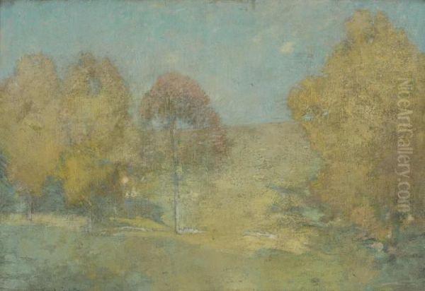 Autumn Morning-fading Moon - view 1