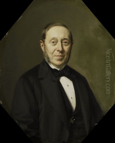 Johannes Cornelis van Pappelendam (1810-84). Kunstenaar en kunsthandelaar. Amanuensis van het Museum Van der Hoop - view 1