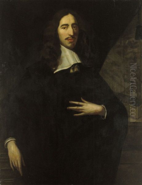 Portrait of Johan de Witt (1615-72). Grand Pensionary of Holland by Jan de Baen