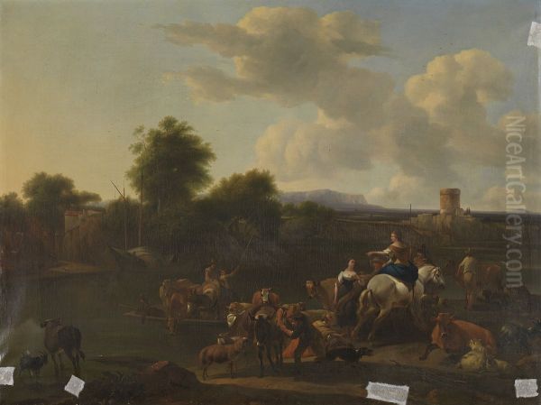 'Het ponteveer' - view 1