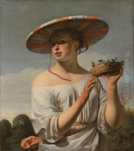 Girl in a Large Hat