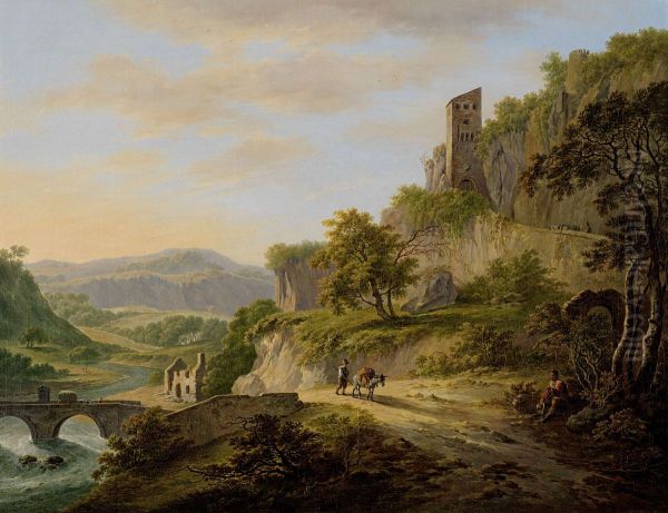 Gezicht op Civita Castellana - view 1