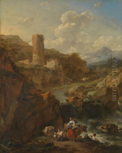 Italiaans landschap - view 1