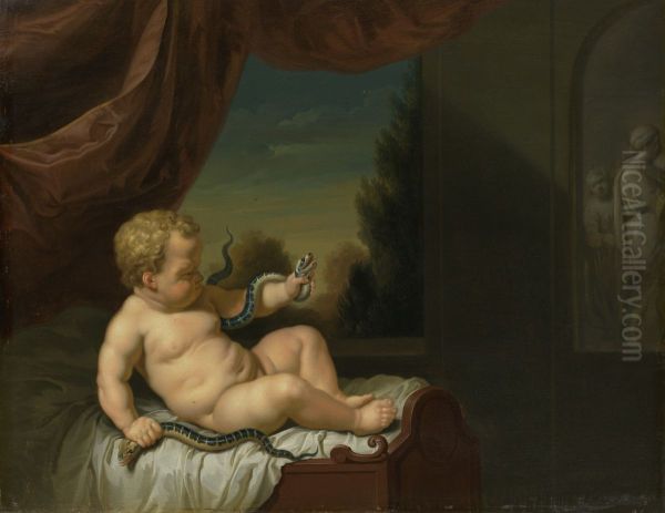 De jonge Hercules met de slangen - view 1