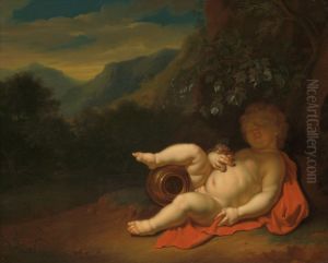 De jonge Bacchus by Pieter van der Werff