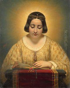 Countess de Pages, nee de Cornellan, as St Catherine