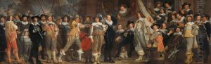 Militia Company of District VIII under the Command of Captain Roelof Bicker by Bartholomeus Van Der Helst