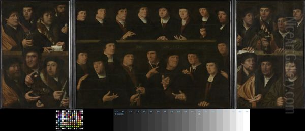 Een groep schutters, 1529 - view 1