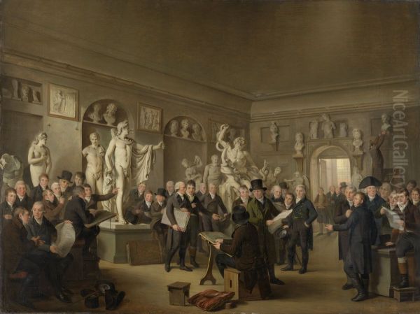 The Sculpture Gallery of the Felix Meritis Society - view 1