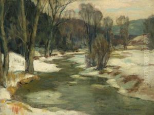 Thawing Ice Floes by John Fabian Carlson
