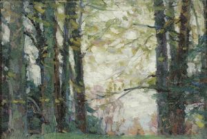 Spring In The Forest by John Fabian Carlson