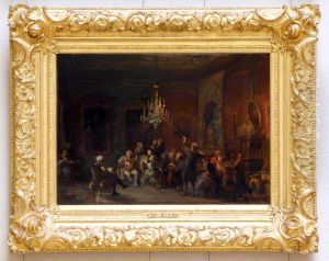 Een muziekpartij by David Bles