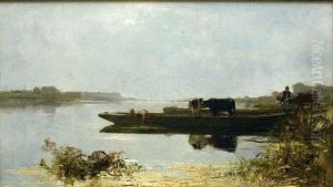 The Ferry by Jacob Maris