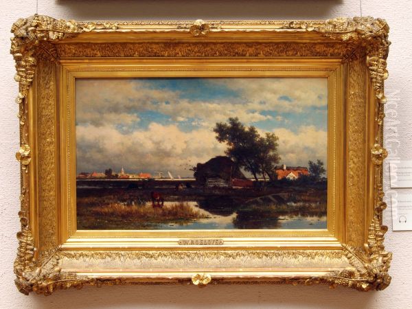Landschap bij Dordrecht - view 1