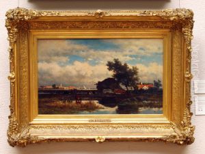 Landschap bij Dordrecht