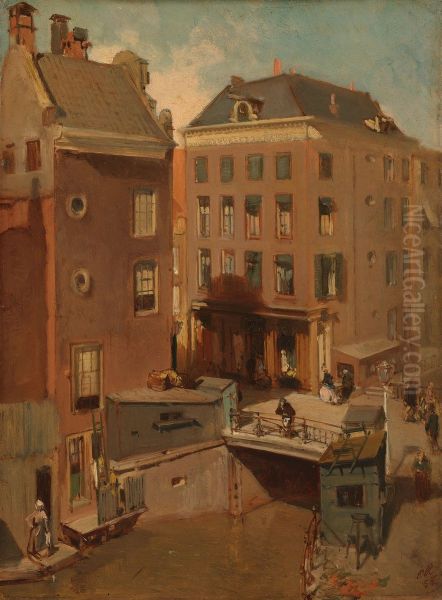 The Osjessluis near Kalverstraat in Amsterdam - view 1