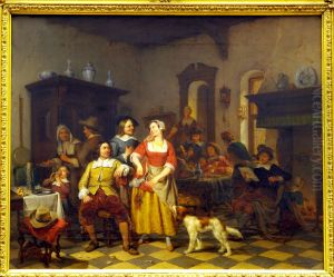 Jan SteenenFrans van Mierisin de herberg Jan SteenenFrans van Mierisin de herberg