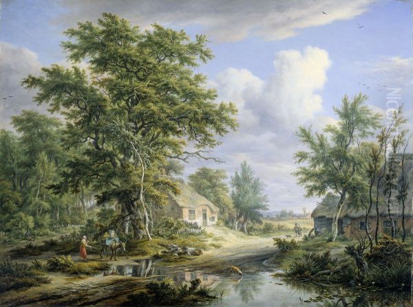 Farms on the Fringe of a Wood - view 1