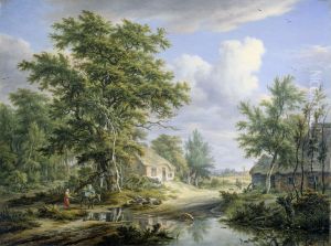 Farms on the Fringe of a Wood