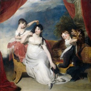 Maria Mathilda Bingham with Two of her Children by Thomas Lawrence