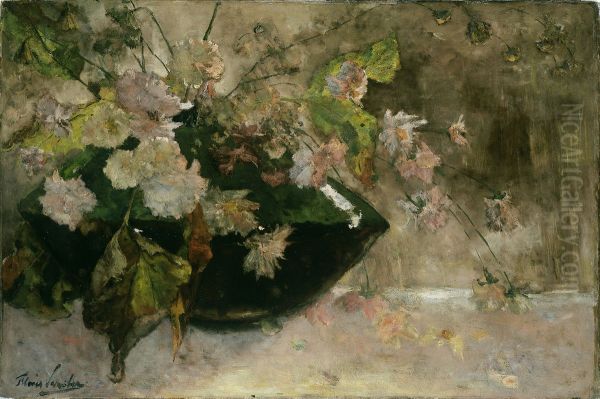Stilleven met pioenen - view 1