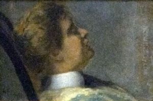 Portret_van_een onbekende dame in profiel