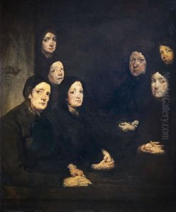 Au sermon by Augustin Theodule Ribot