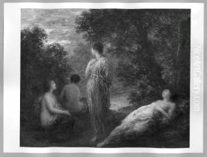 4 women in a forest 4 women in a forest