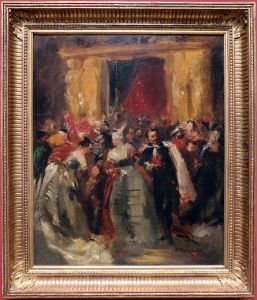 Bal costume au palais des Tuileries by Jean-Baptiste Carpeaux