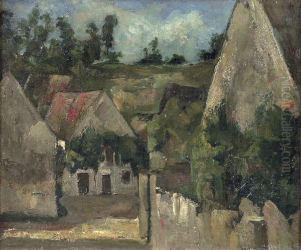 Carrefour de la rue Remy a Auvers-sur-Oise (Crossroad of Rue Remy, Auvers) - view 1