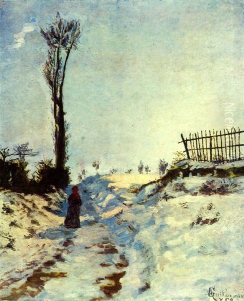 Chemin creux, effet dans la neige - view 1