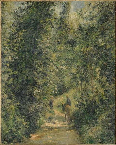 Path through the Woods, Summer - view 1