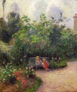 Coin de jardin, Pontoise by Camille Pissarro