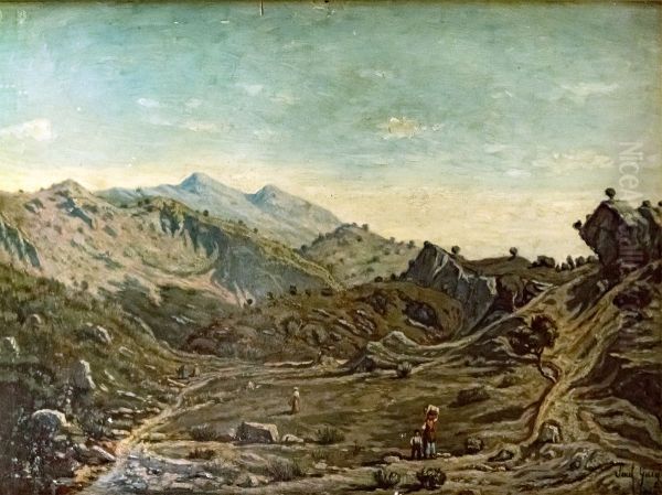 The hills of Saint-LoupFrancais:Les collines de Saint-LoupItaliano:Le colline di Saint-Loup - view 1