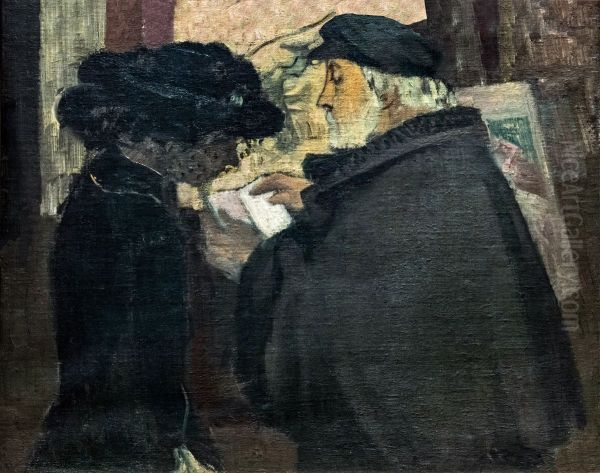 Degas and his model - view 1