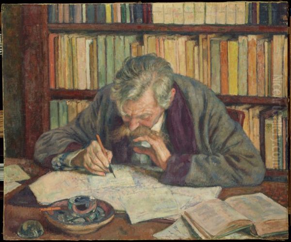 Portrait of Emile Verhaeren - view 1
