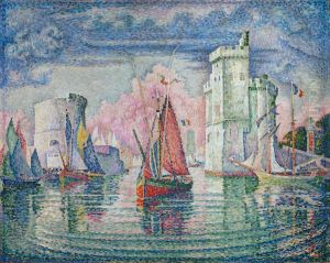 Entree du port de la Rochelle by Paul Signac