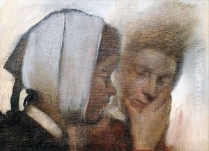 Washerwomen by Edgar Degas