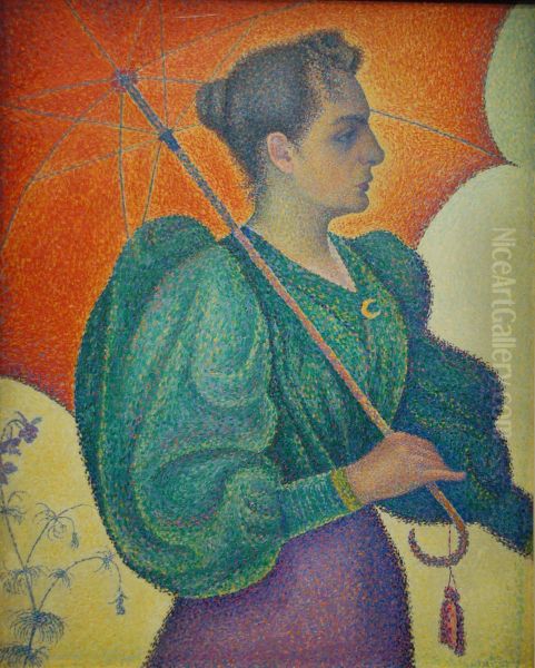 Woman with a Parasol - view 1