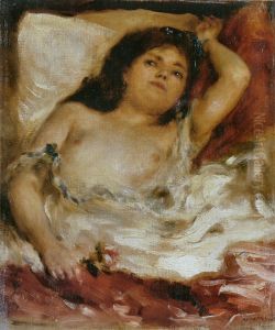 la rose by Pierre Auguste Renoir