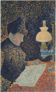 Woman by the Lamp by Paul Signac