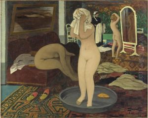 Femmes a leur toilette by Felix Vallotton