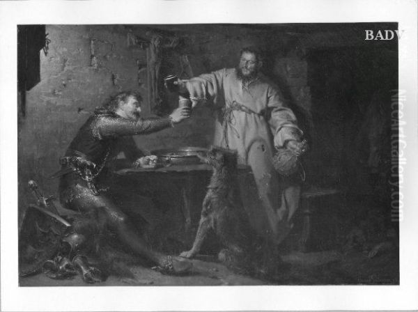 Drinkers` scene - view 1