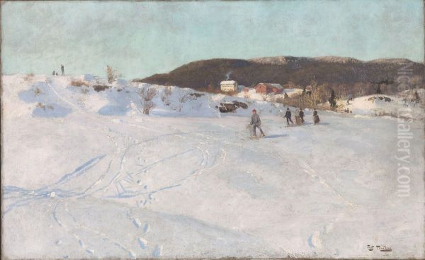 Winter in Vestre Aker - view 1