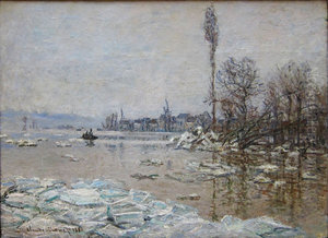 Debacle at Vetheuil, View of Lavacourt Debacle at Vetheuil, View of Lavacourt