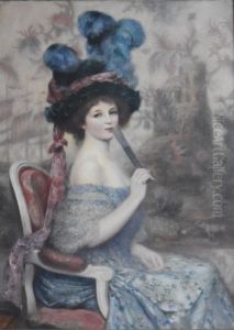 La femme a l'eventail
